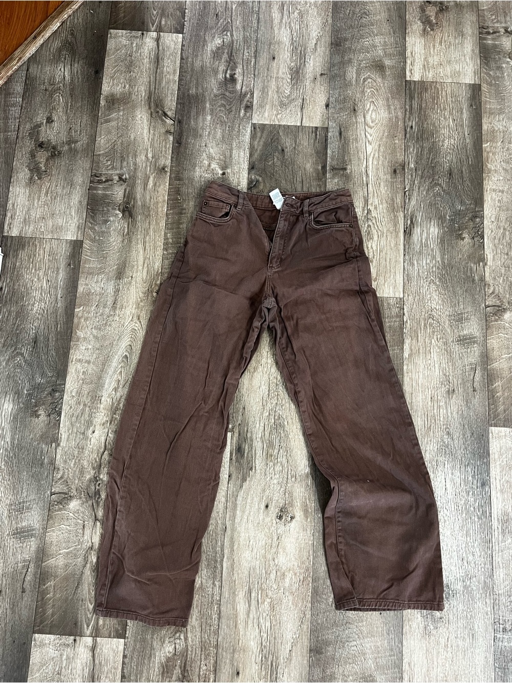 Brown garage jeans